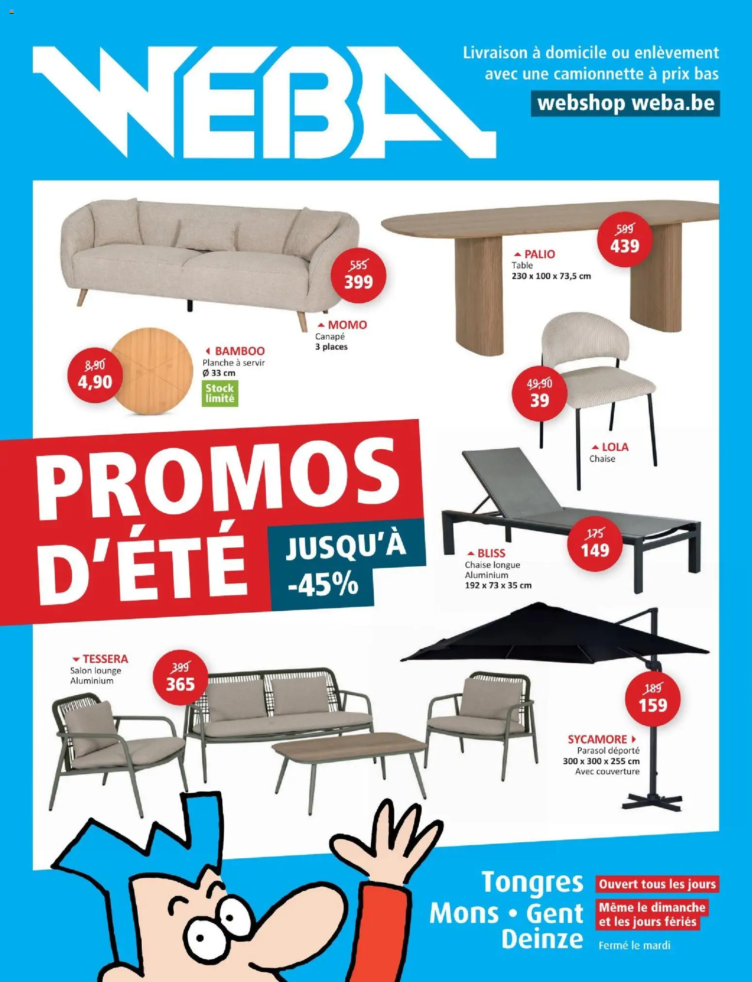 Voorbeeld van Weba Publicité van winkel Weba geldig vanaf 13/05/2026