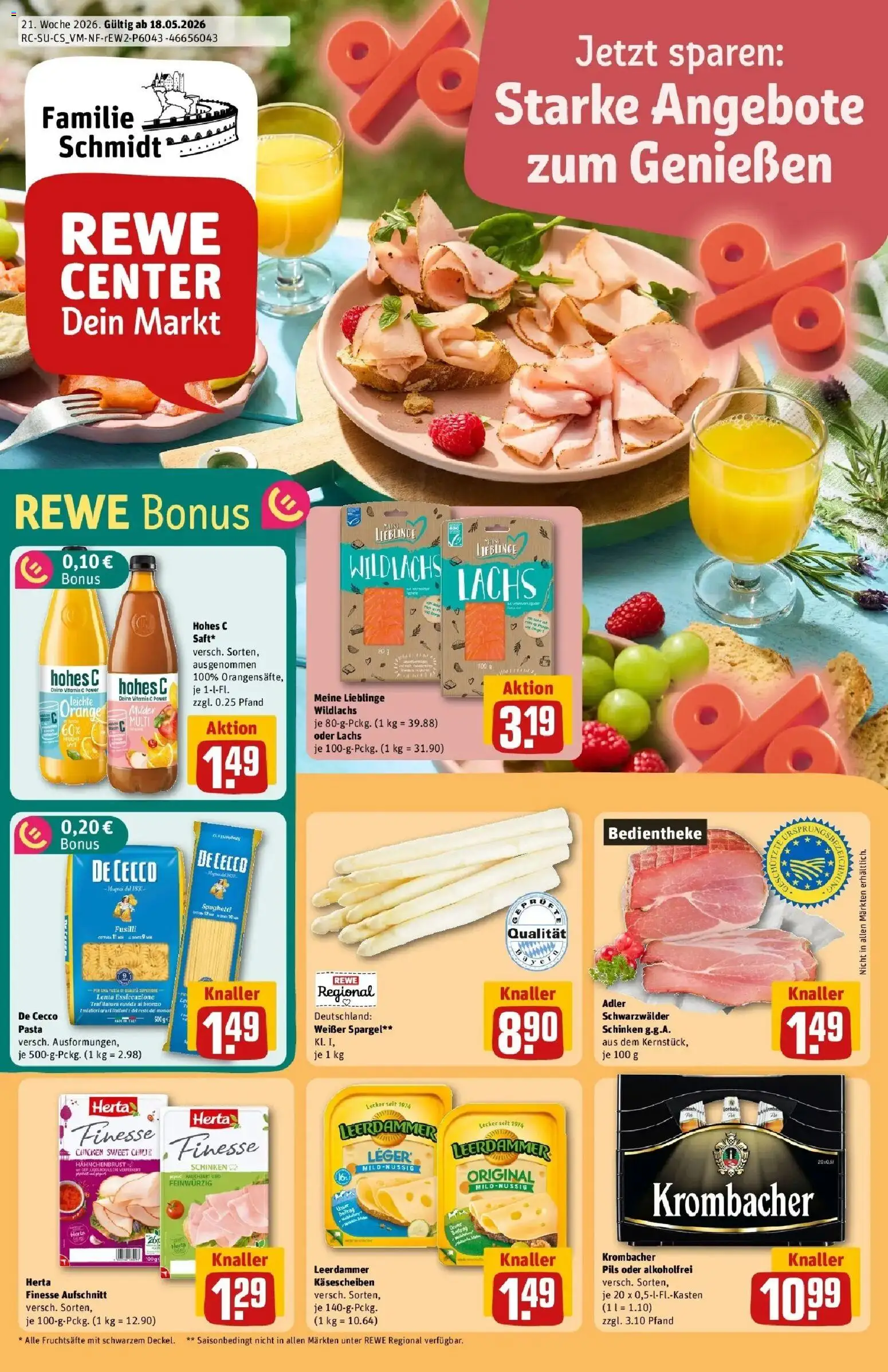 Vorschau von dem Prospekt des Geschäftes Rewe, gültig ab dem 17.05.2026