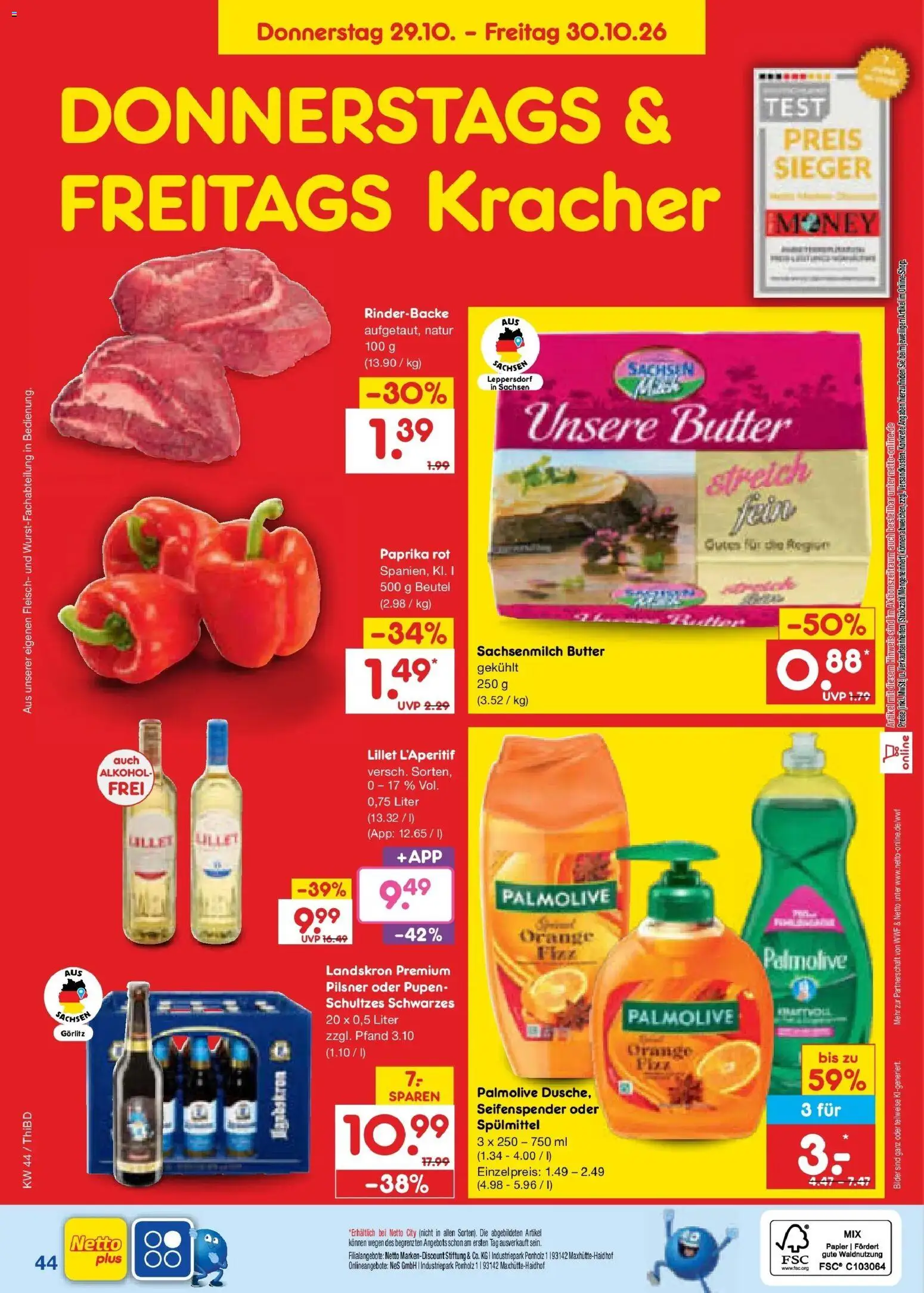 Vorschau von dem Prospekt des Geschäftes Netto Marken-Discount, gültig ab dem 26.10.2026