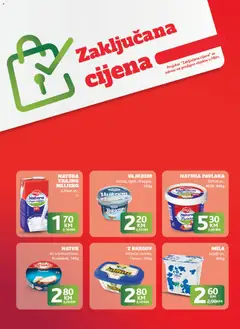 Pregled letka KONZUM Zaključana cijena trgovine KONZUM vrijedi od 01.01.2026