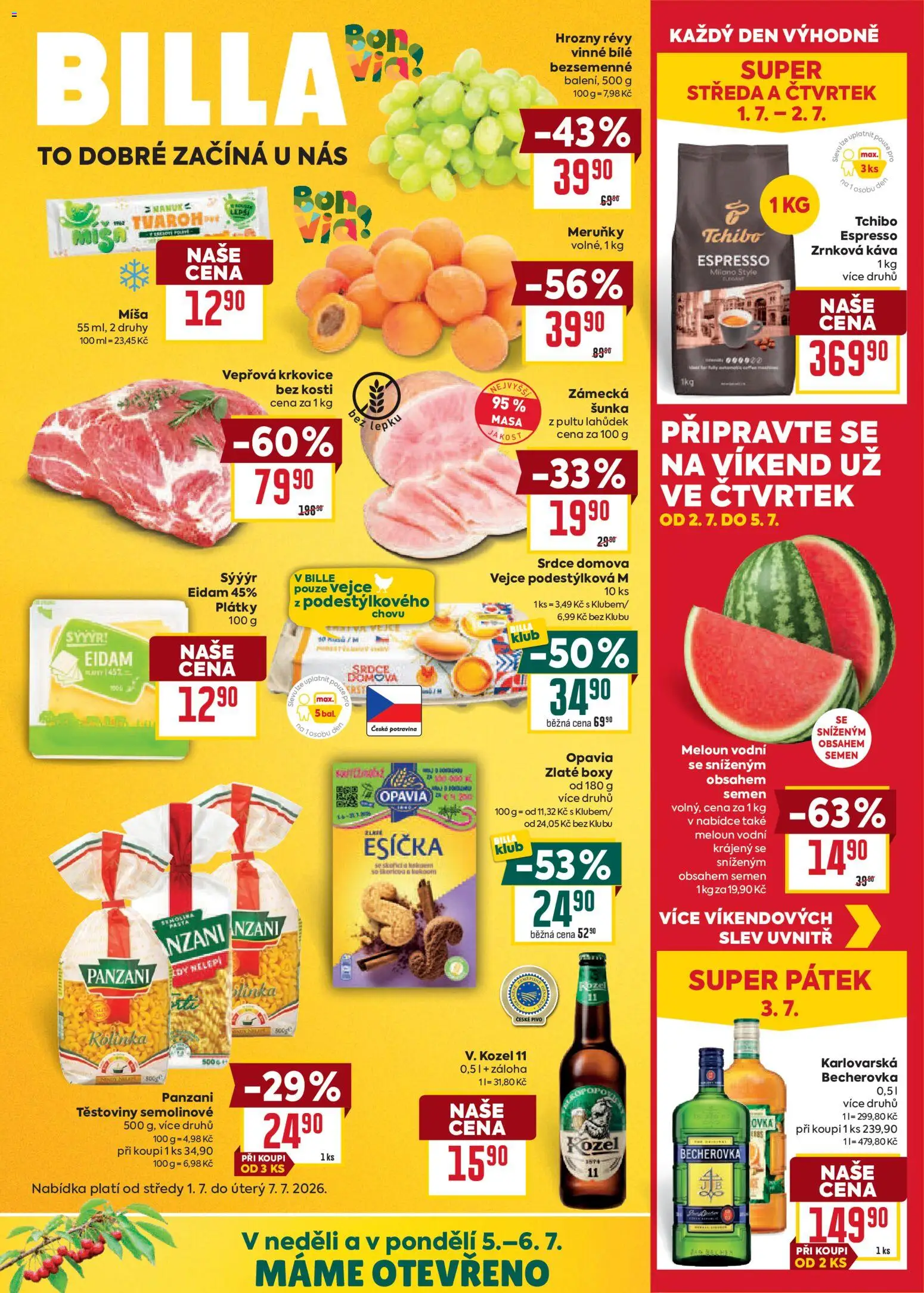 Náhled nabídky: Billa Billa Malý leták platný od 01.07.2026