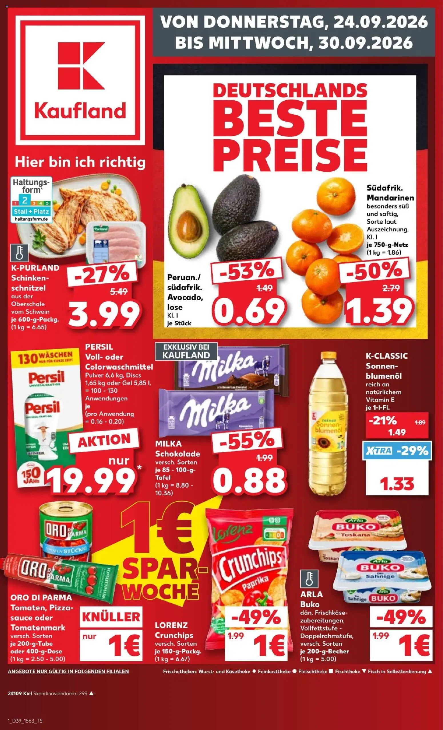 Vorschau von dem Prospekt des Geschäftes Kaufland, gültig ab dem 24.09.2026
