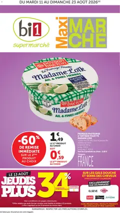 Prévisualisation de bi1 Catalogue Maxi marché du magasin bi1 formulaire valide 11/08/2026