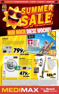 Vorschau von dem Prospekt des Geschäftes Medimax, gültig ab dem 22.08.2026