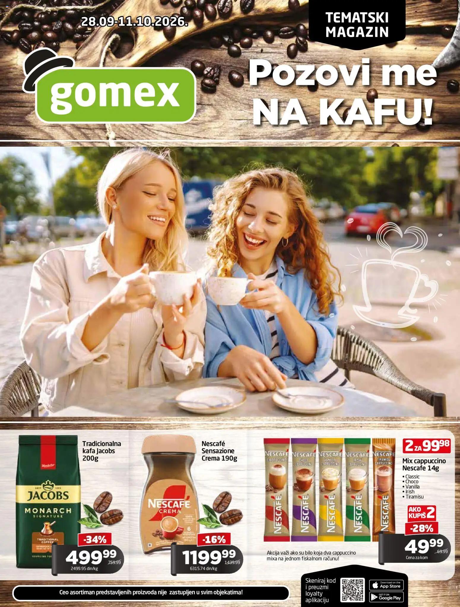 Pregled Gomex kataloga - važi od 28.09.2026