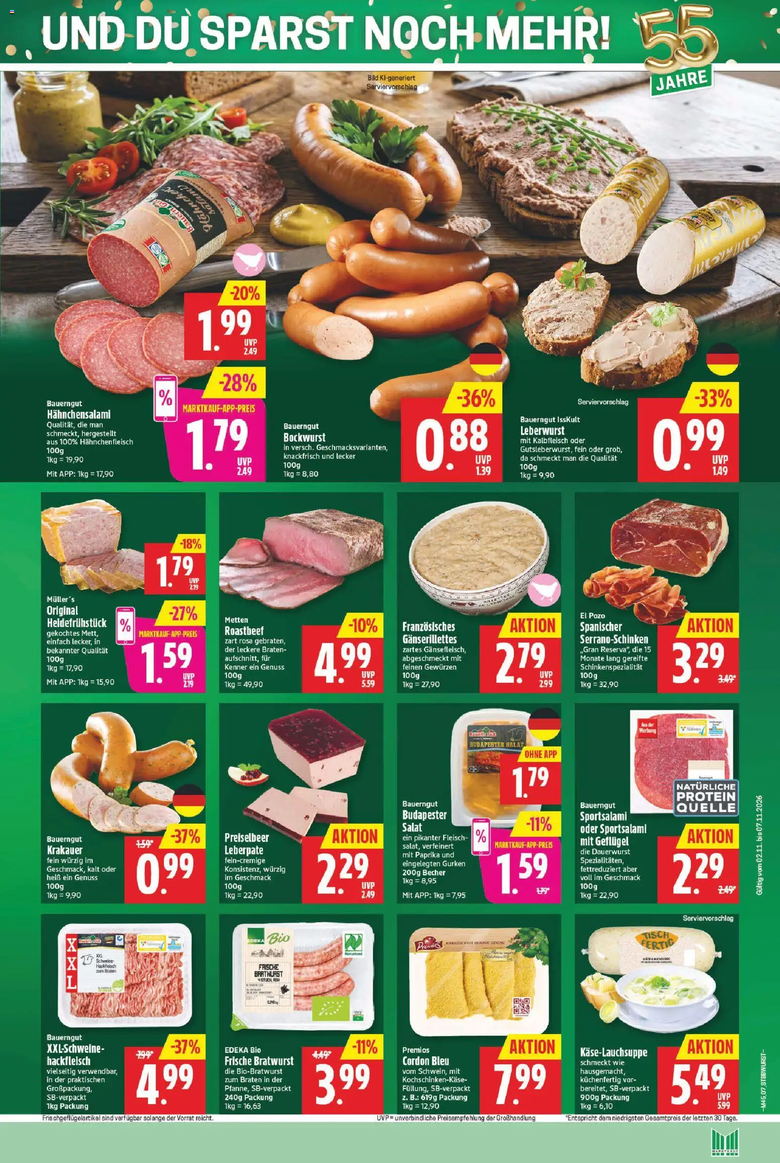 Vorschau von dem Prospekt des Geschäftes Marktkauf, gültig ab dem 02.11.2026