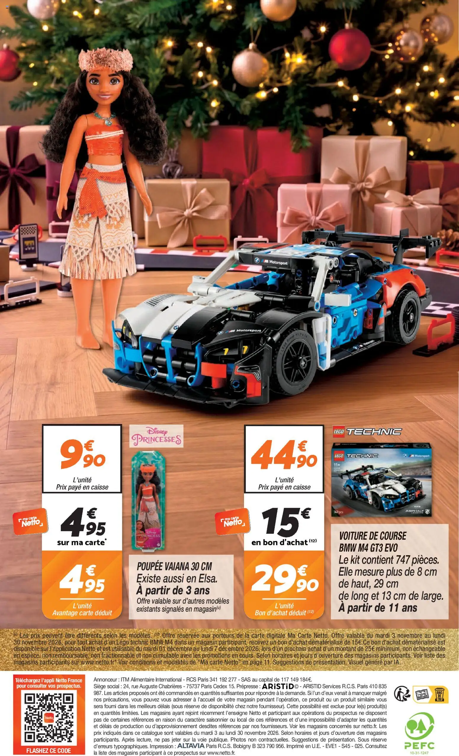 Prévisualisation de Netto - Jouets noël du magasin Netto formulaire valide 03/11/2026 - Impression, Poupée, Légo