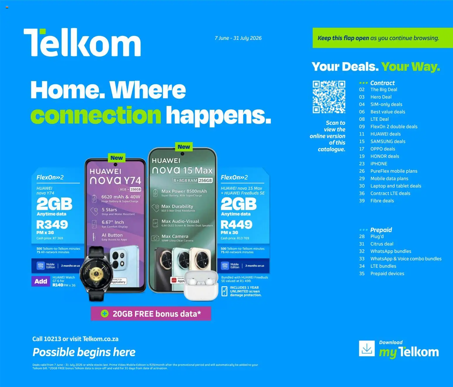 Preview of Telkom flyer valid from 07/06/2026