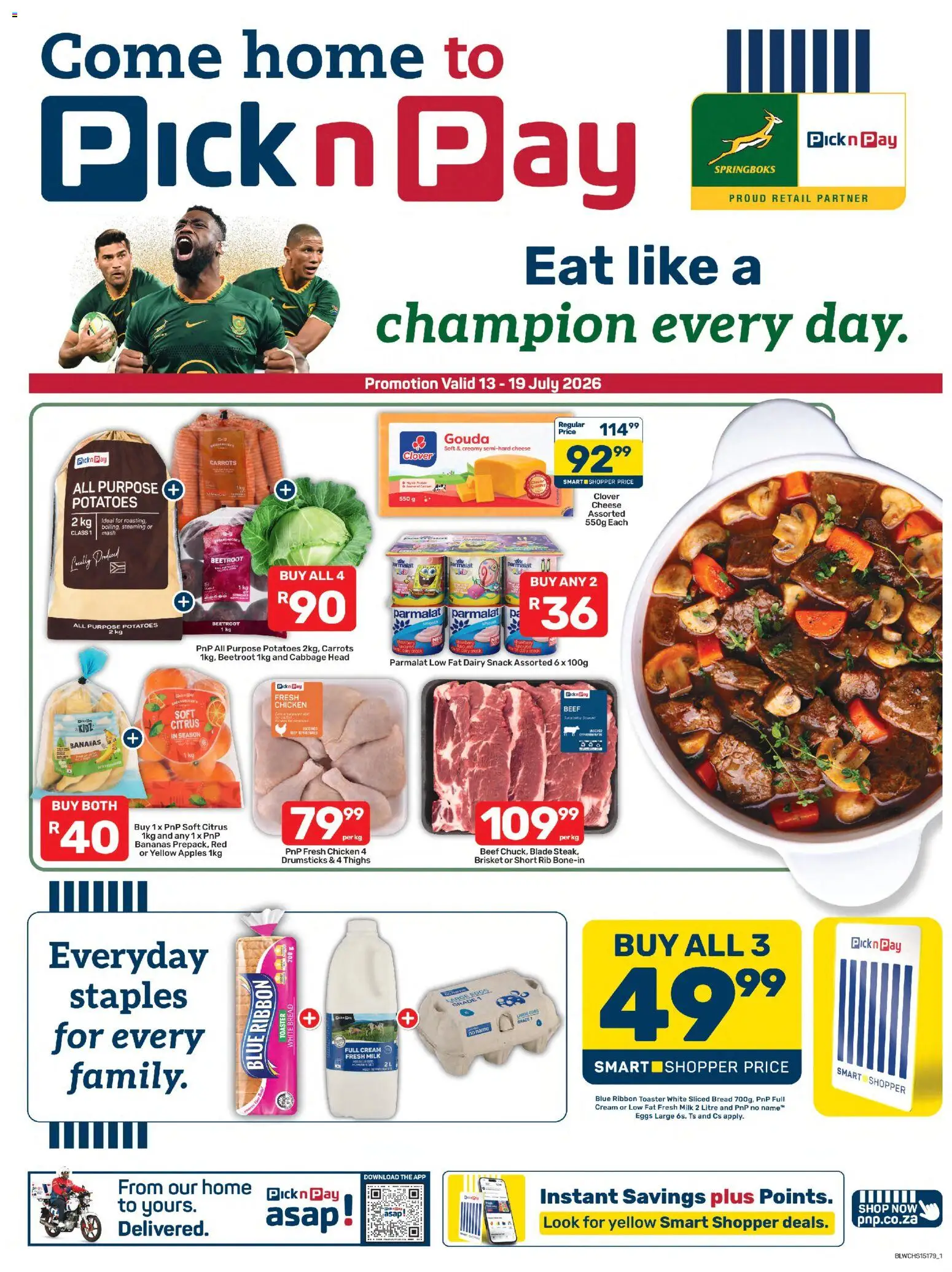 Preview of Pick n Pay flyer valid from 13/07/2026