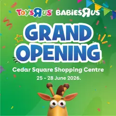Preview of Toys R Us flyer valid from 25/06/2026