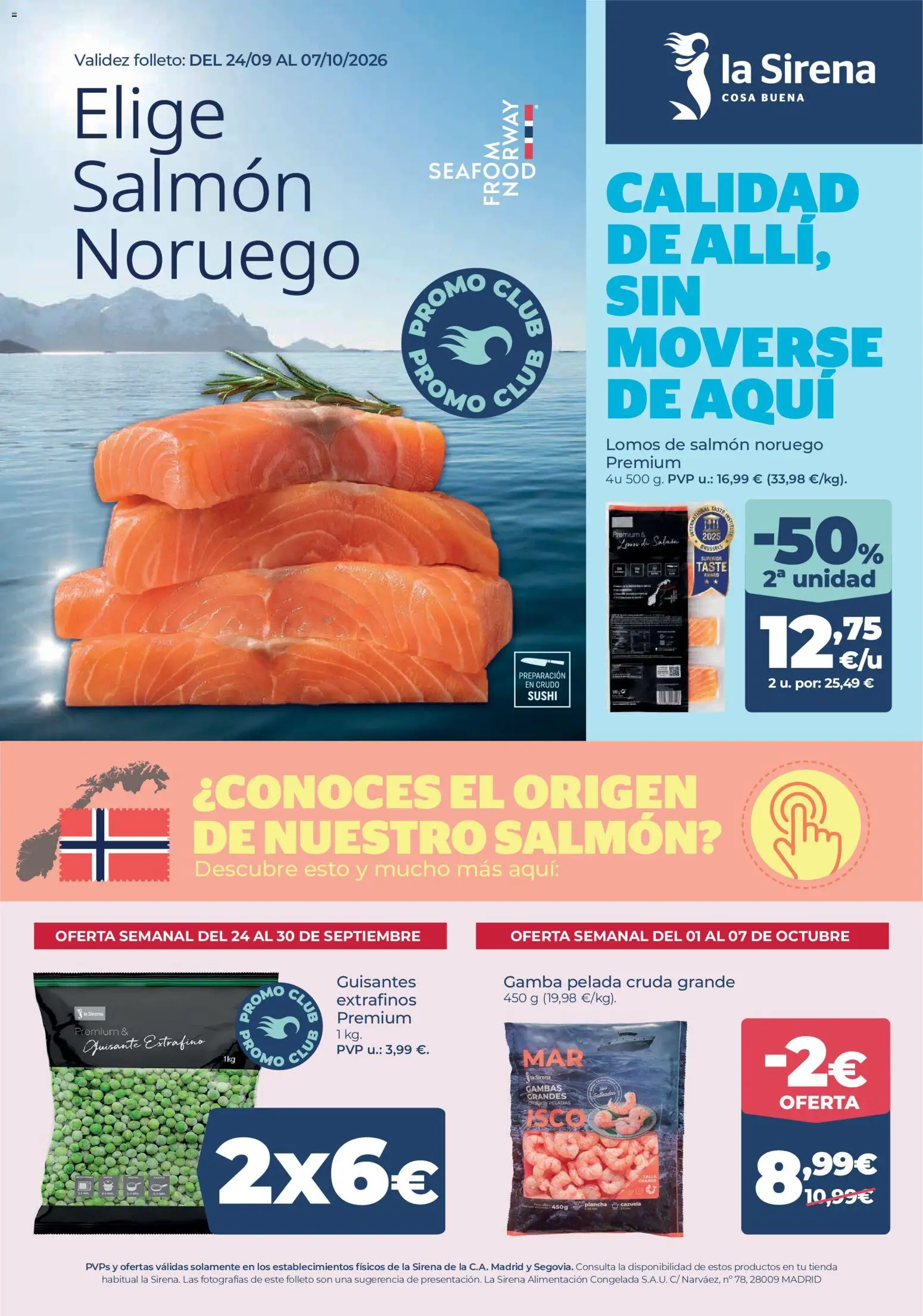 Vista previa del folleto de la tienda La Sirena válido desde el 24/09/2026 