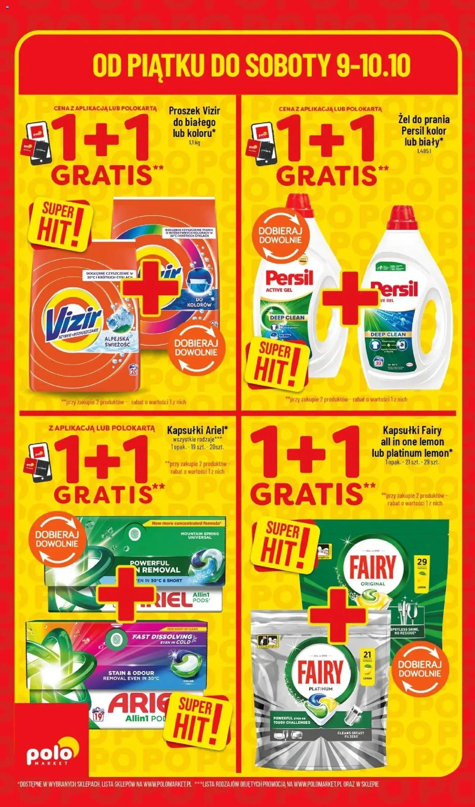Pogląd gazetki "SuperHity POLOmarkt do soboty 10.10 (G41)" ze sklepu POLOmarket ważnej od 09.10.2026