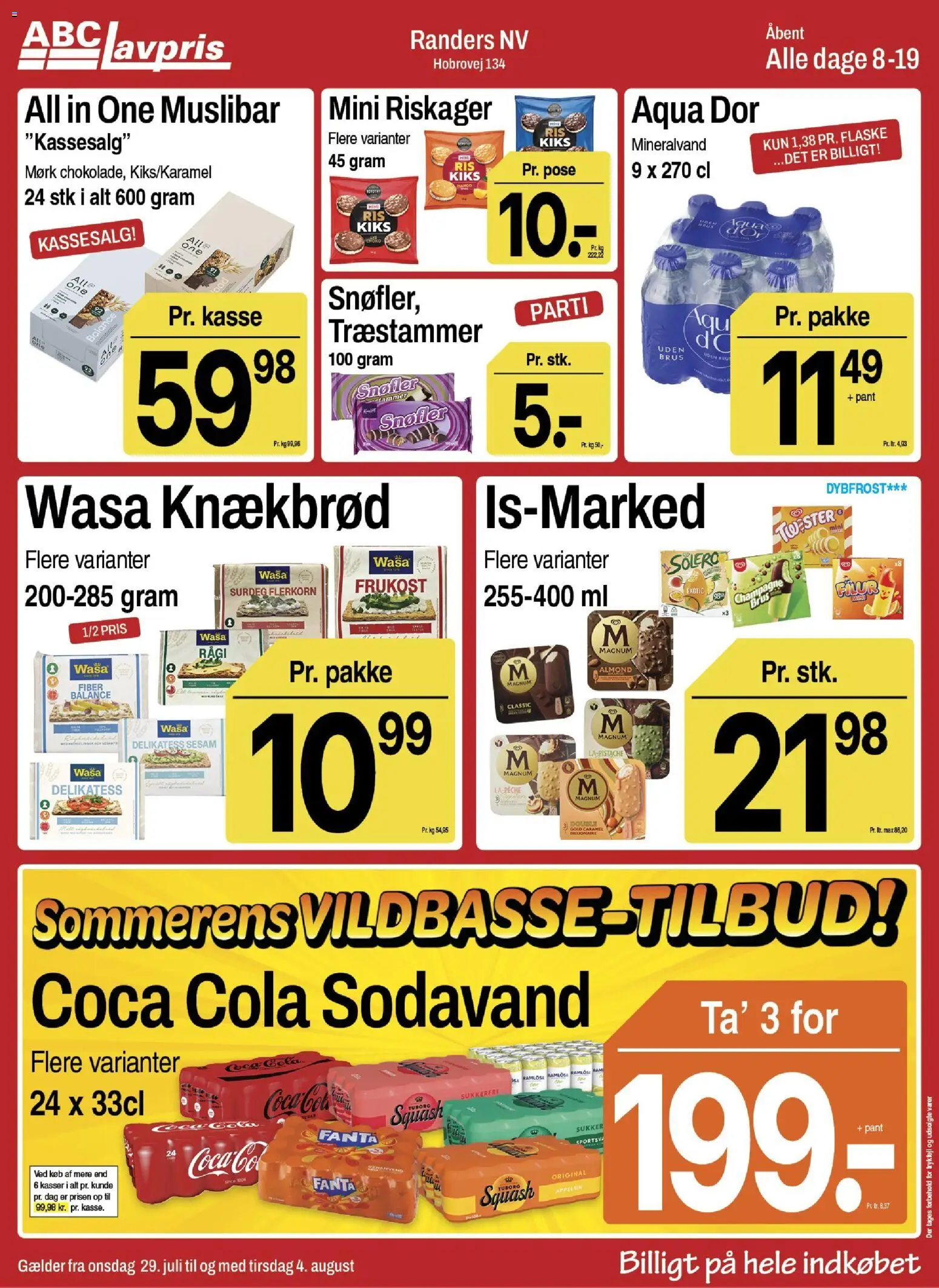 Eksempel på tilbudsavis Abc Lavpris - Tilbudsavis fra butik Abc Lavpris gyldig fra 29/07/2026