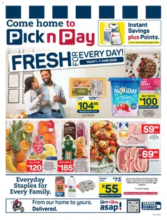 Preview of Pick n Pay flyer valid from 01/06/2026