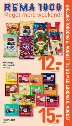 Eksempel på tilbudsavis Rema 1000 - Uge 32 Indstik fra butik Rema 1000 gyldig fra 06/08/2026