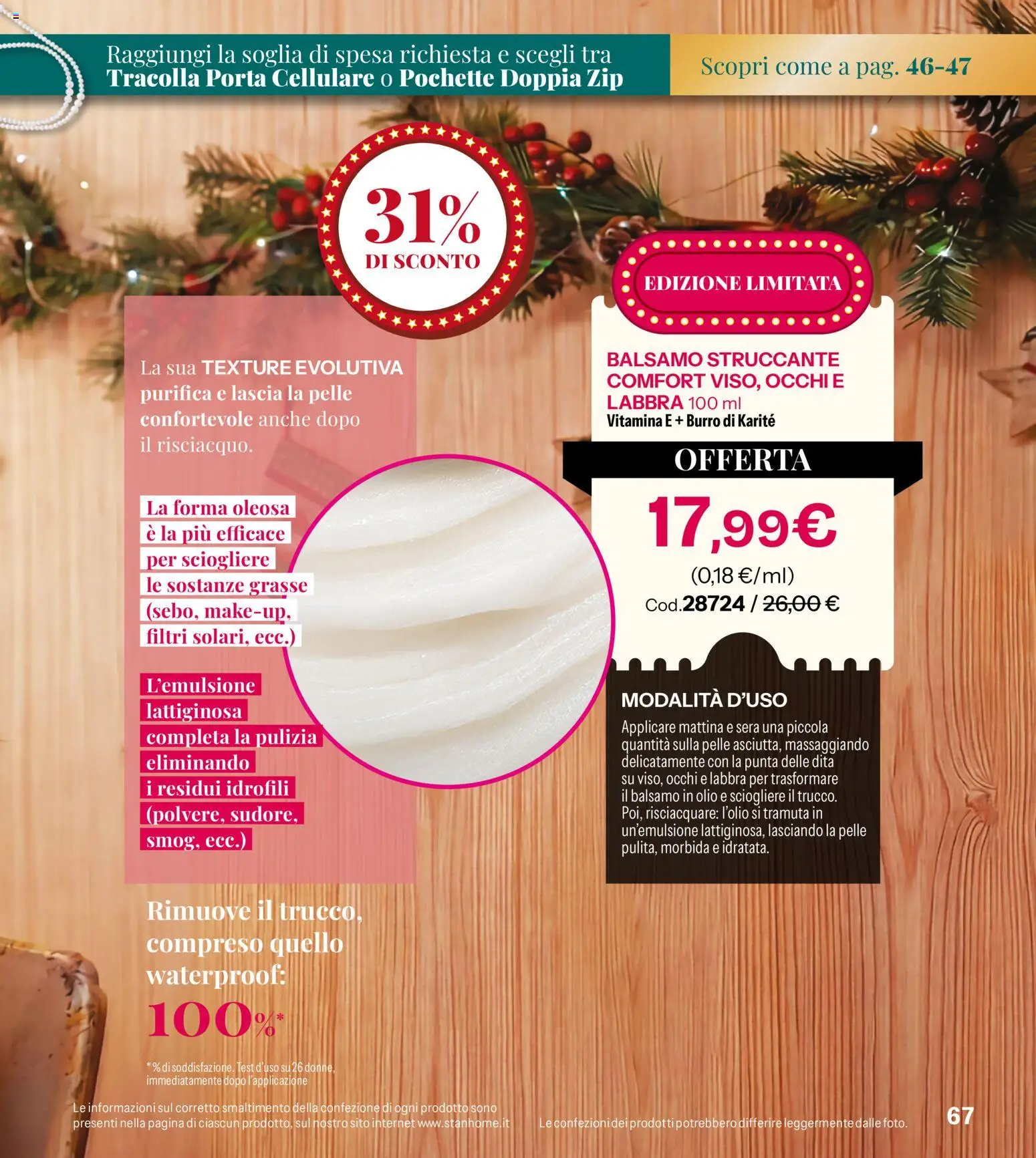 Anteprima dell'opuscolo Catalogo Stanhome Natale dal negozio Stanhome valido da 27/10/2026 - Olio, Cellulare, Porta, Burro, Balsamo, Struccante, Burro di karité