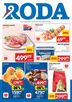 Pregled Roda kataloga - važi od 02.07.2026