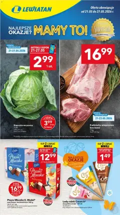 Pogląd gazetki "Lewiatan gazetka - Katowice" ze sklepu Lewiatan ważnej od 21.05.2026