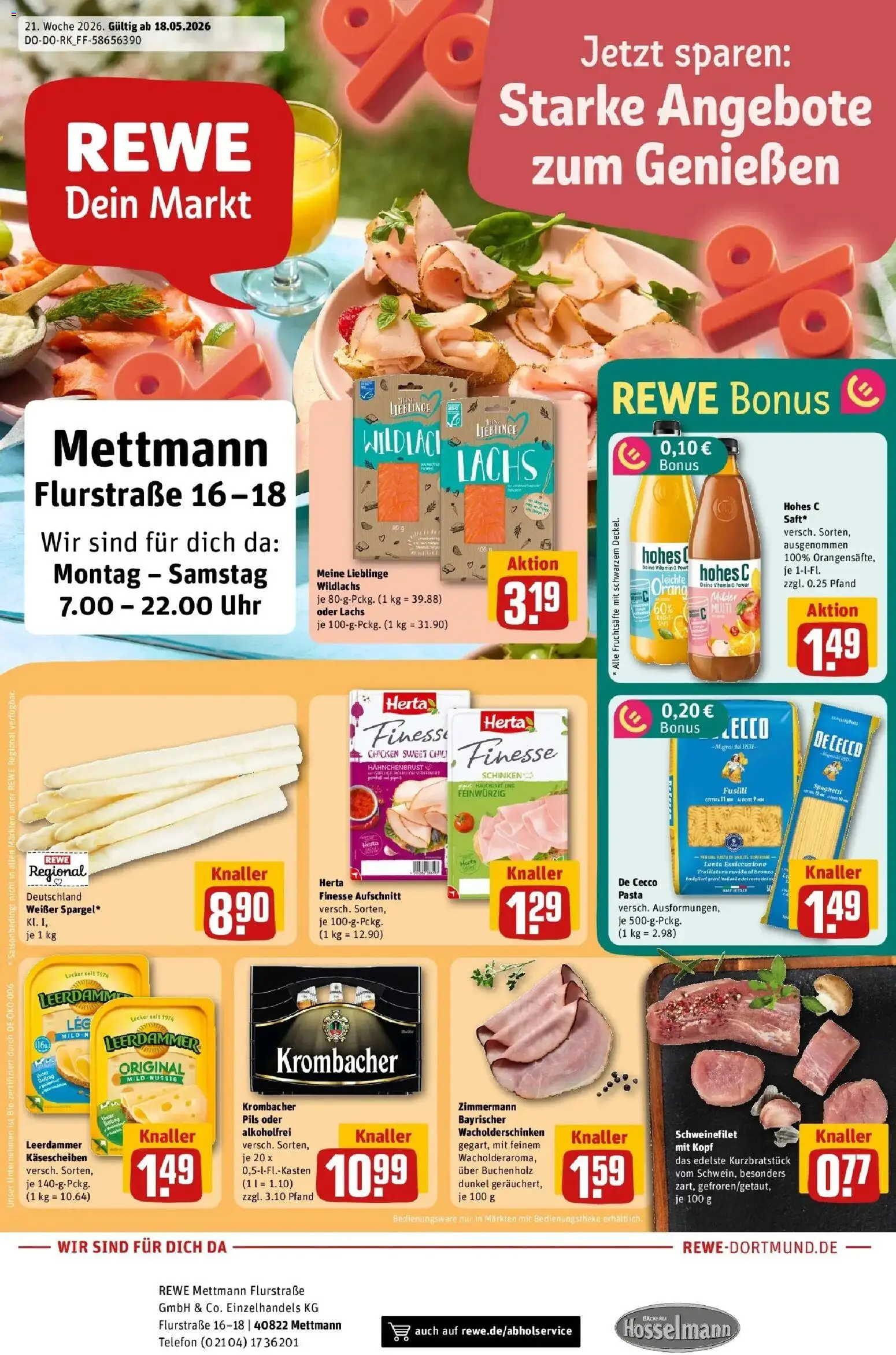 Vorschau von dem Prospekt des Geschäftes Rewe, gültig ab dem 17.05.2026