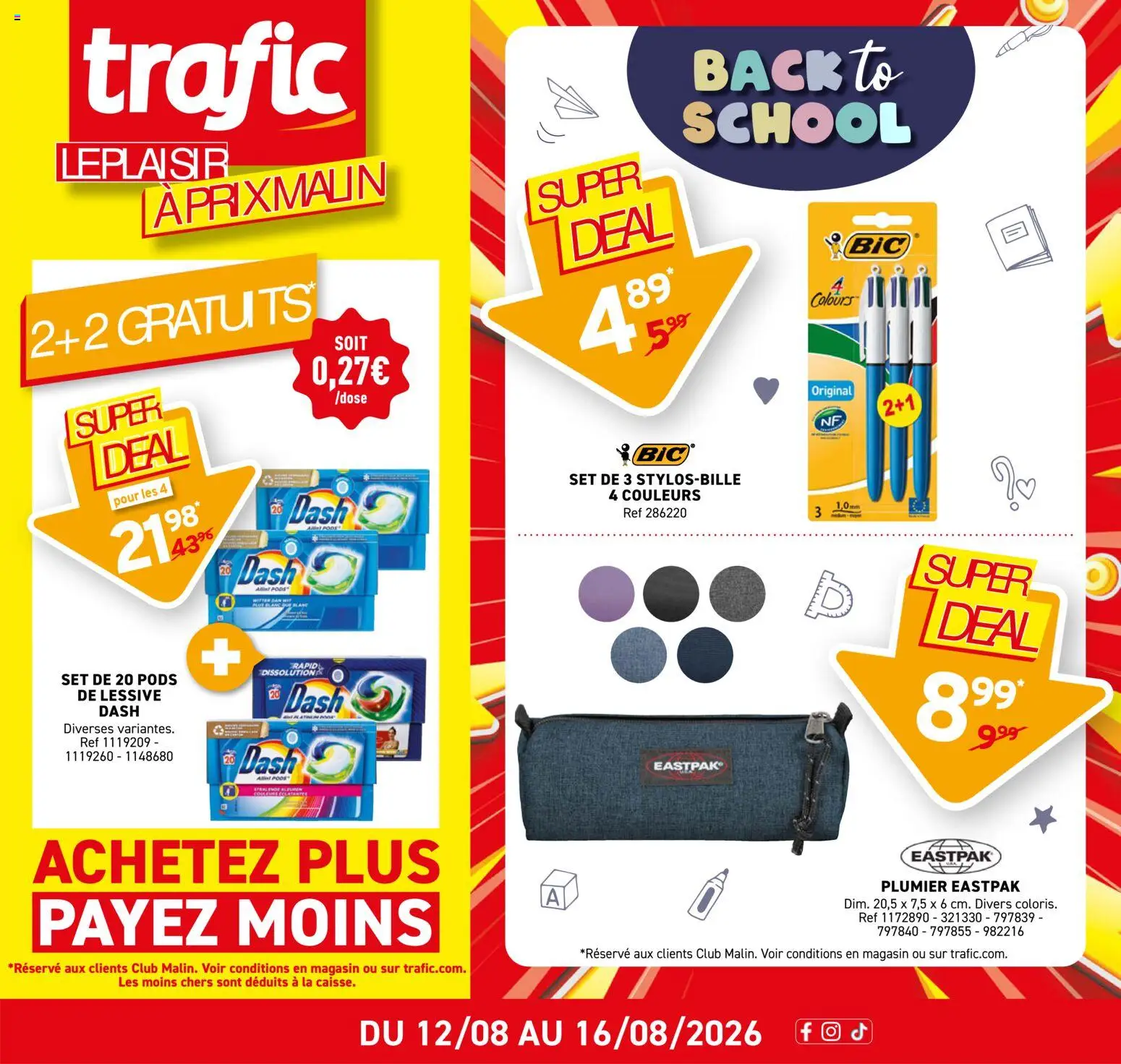 Voorbeeld van Trafic Publicité van winkel Trafic geldig vanaf 12/08/2026 - La