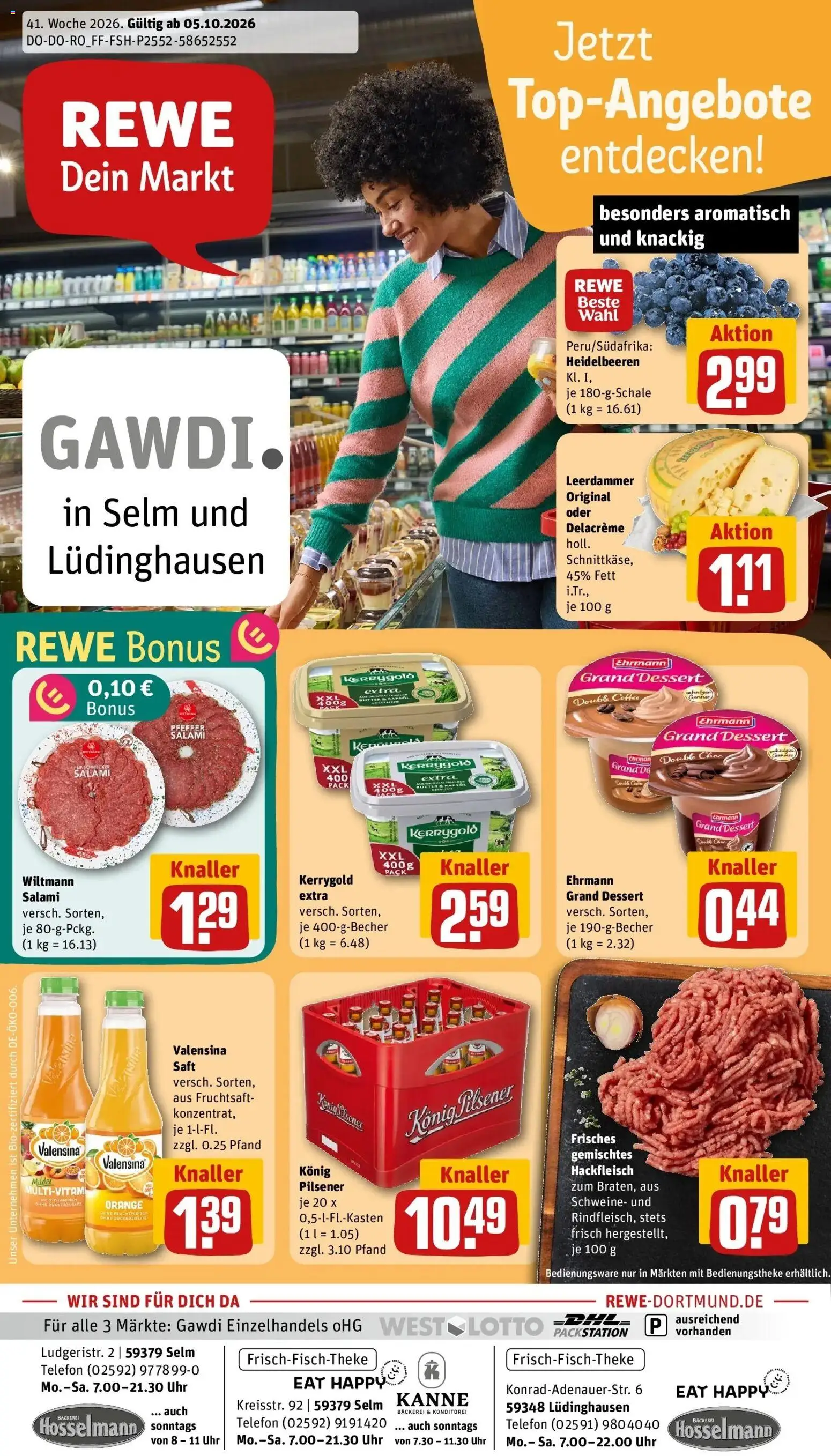 Vorschau von dem Prospekt des Geschäftes Rewe, gültig ab dem 05.10.2026
