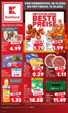 Vorschau von dem Prospekt des Geschäftes Kaufland, gültig ab dem 08.10.2026
