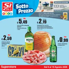 Anteprima dell'opuscolo Sì con Te volantino Superstore dal negozio Sì con Te valido da 06/08/2026