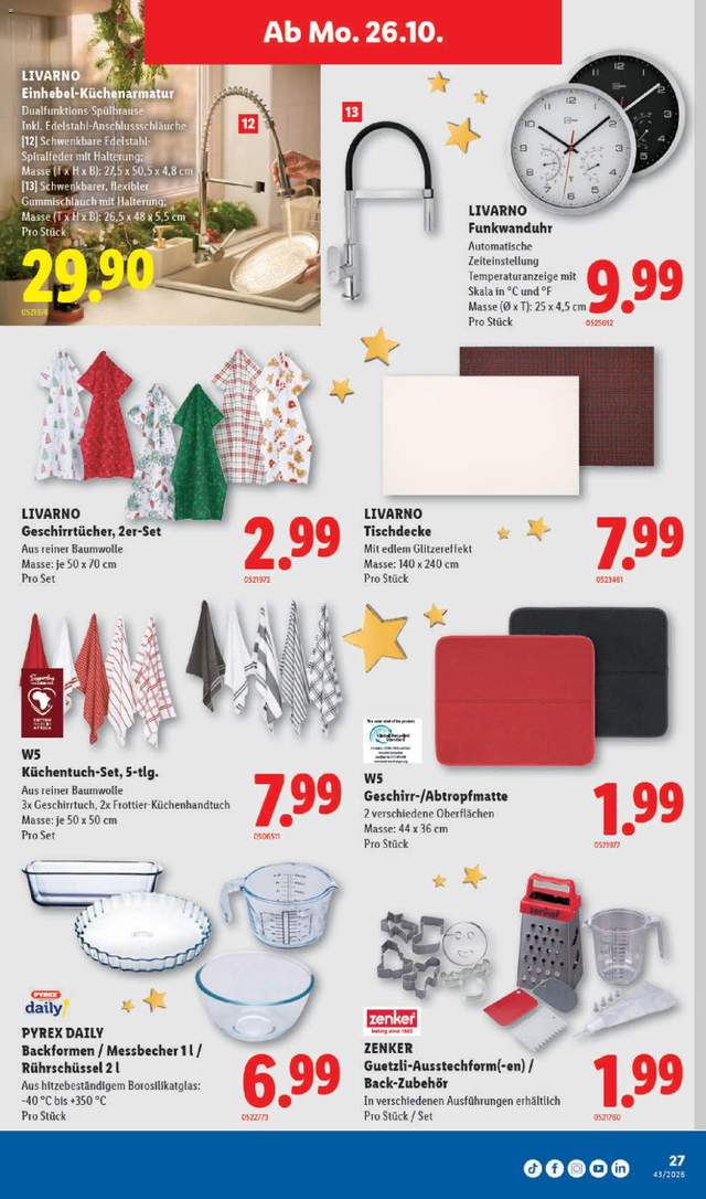 Neue Lidl Aktionen ab 22.10.