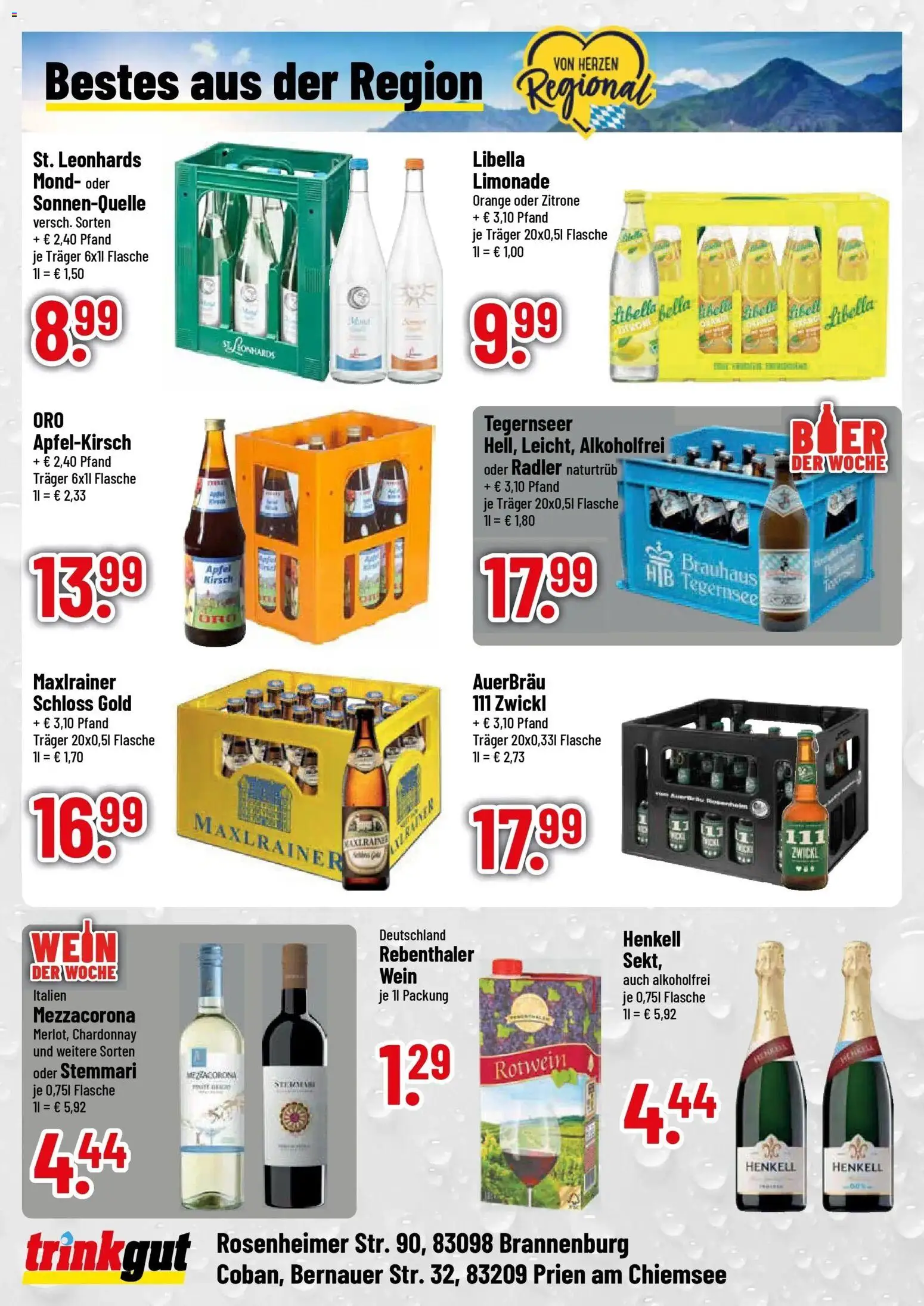 Vorschau von dem Prospekt des Geschäftes Trinkgut, gültig ab dem 19.10.2026