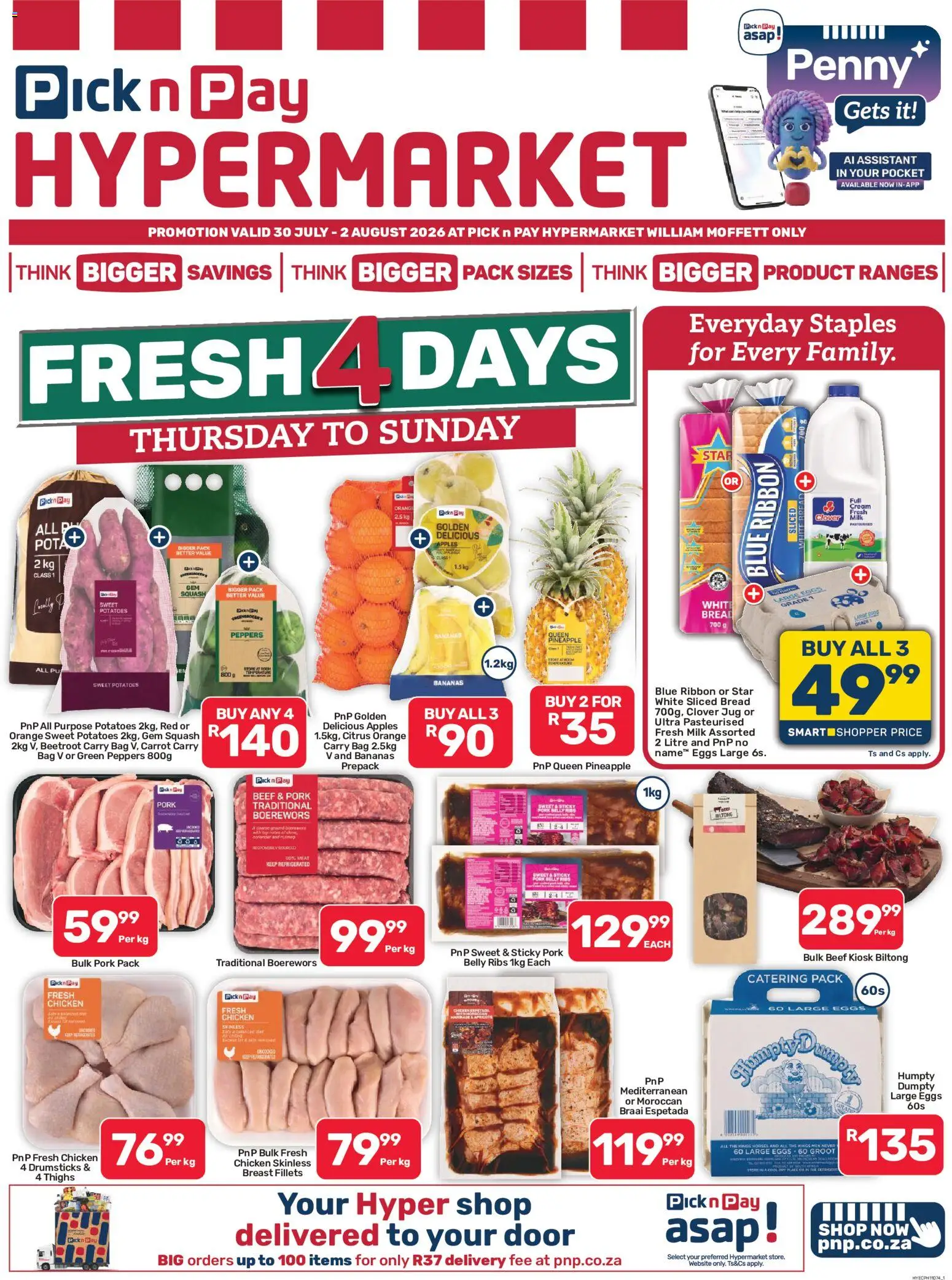 Preview of Pick n Pay flyer valid from 30/07/2026
