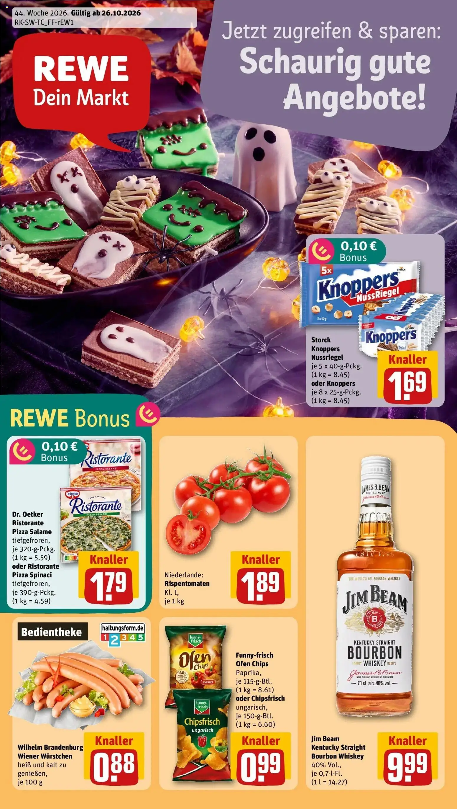 Vorschau von dem Prospekt des Geschäftes Rewe, gültig ab dem 26.10.2026