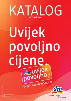Pregled letka DM Drogerie katalog trgovine DM Drogerie vrijedi od 07.10.2026