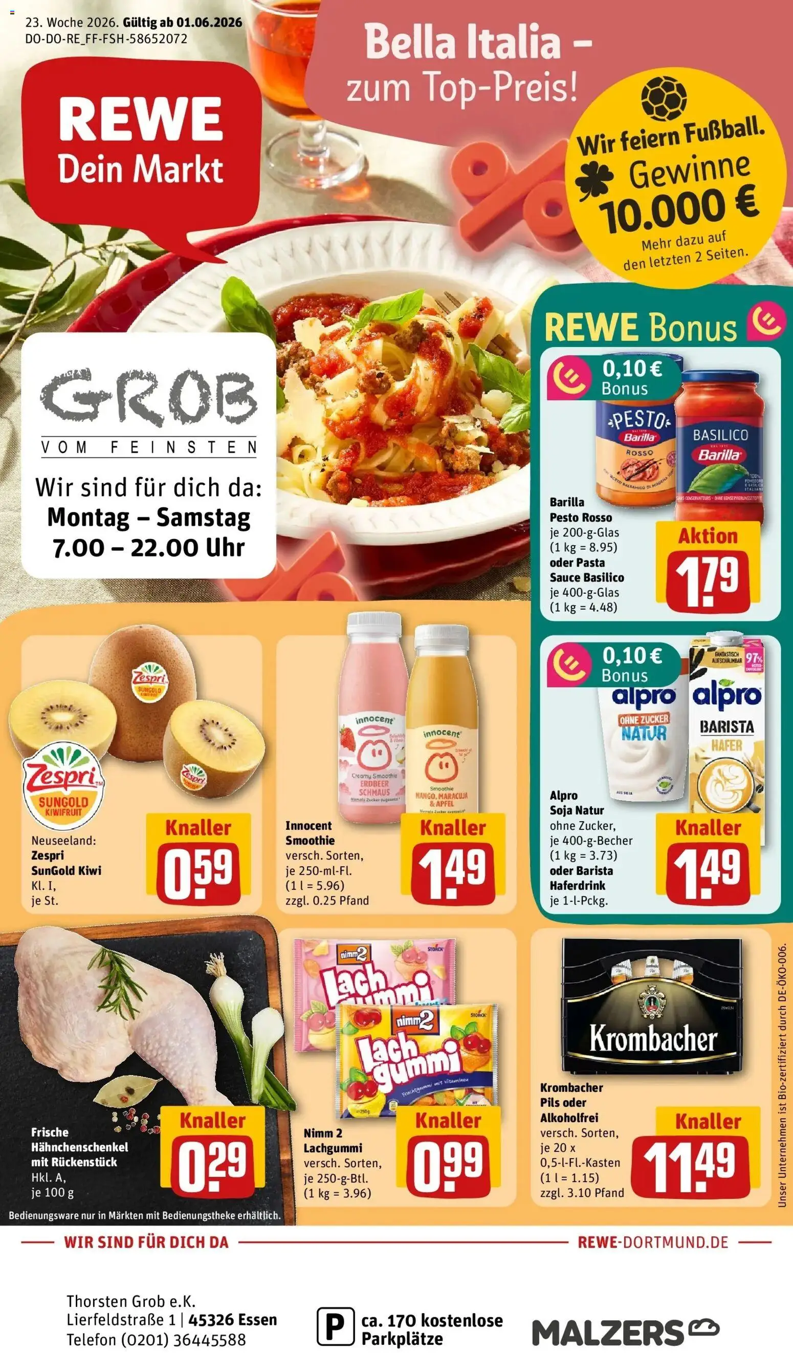 Vorschau von dem Prospekt des Geschäftes Rewe, gültig ab dem 01.06.2026