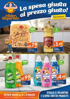 Anteprima dell'opuscolo Mister Risparmio volantino dal negozio Mister Risparmio valido da 04/05/2026
