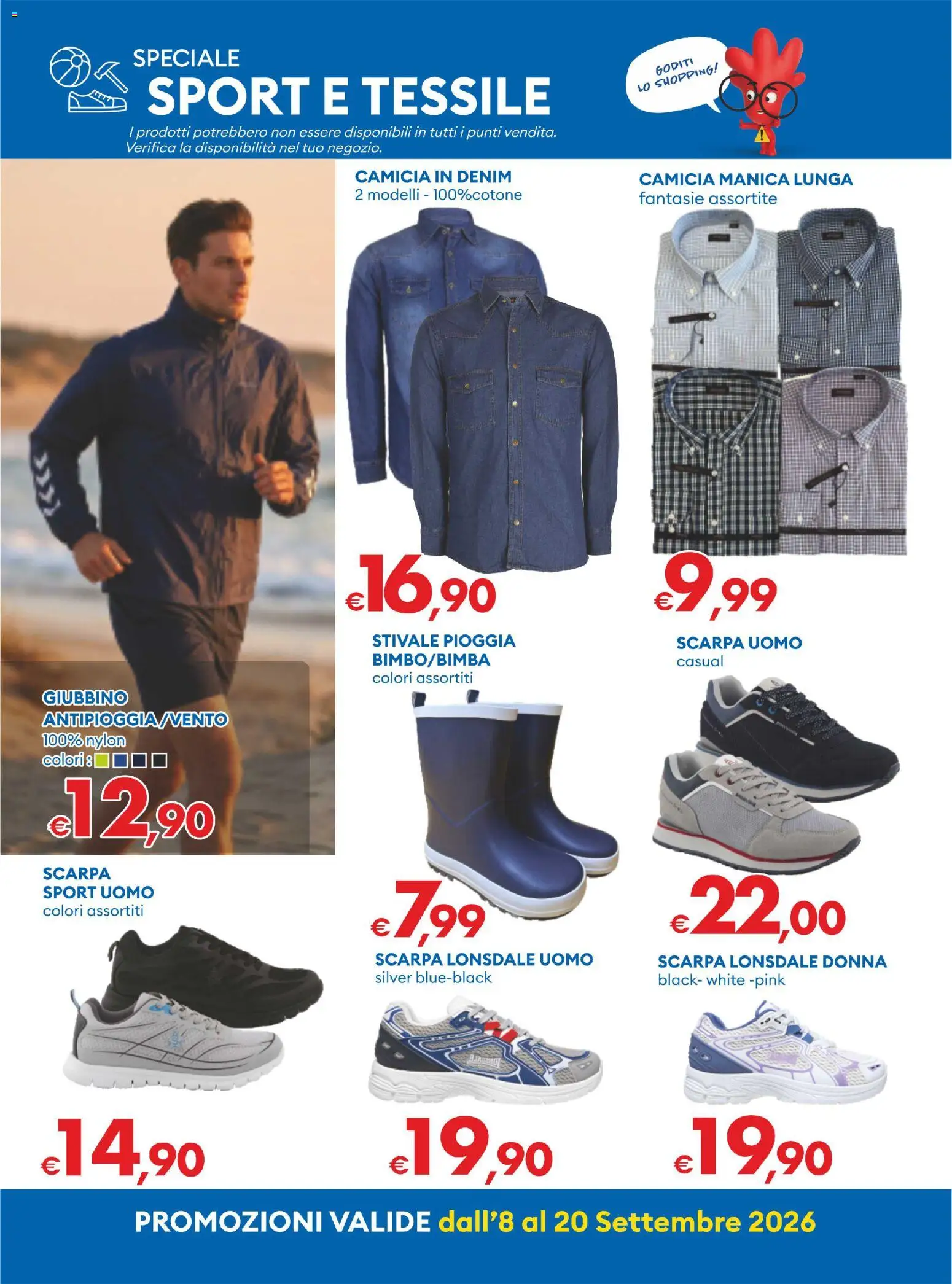 Anteprima dell'opuscolo MD Discount volantino dal negozio MD Discount valido da 08/09/2026 - Camicia