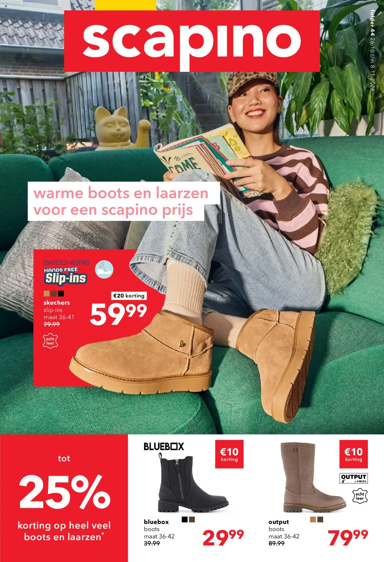 Voorbeeld van Scapino folder - warme boots van winkel Scapino geldig vanaf 26-10-2026 - Laarzen