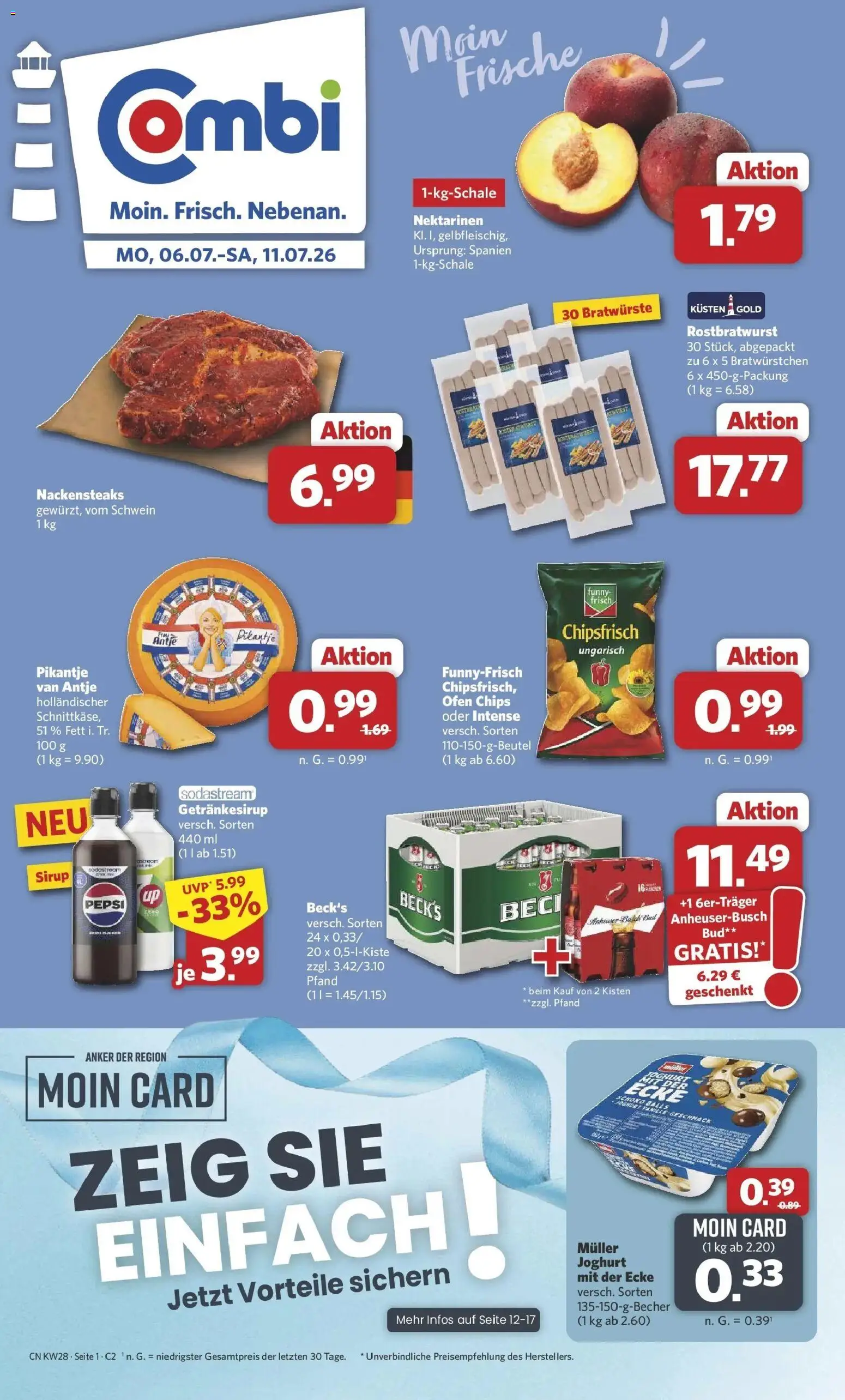 Vorschau von dem Prospekt des Geschäftes Combi, gültig ab dem 06.07.2026
