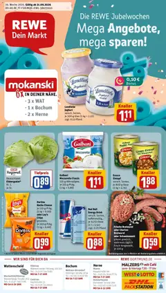 Vorschau von dem Prospekt des Geschäftes Rewe, gültig ab dem 21.09.2026