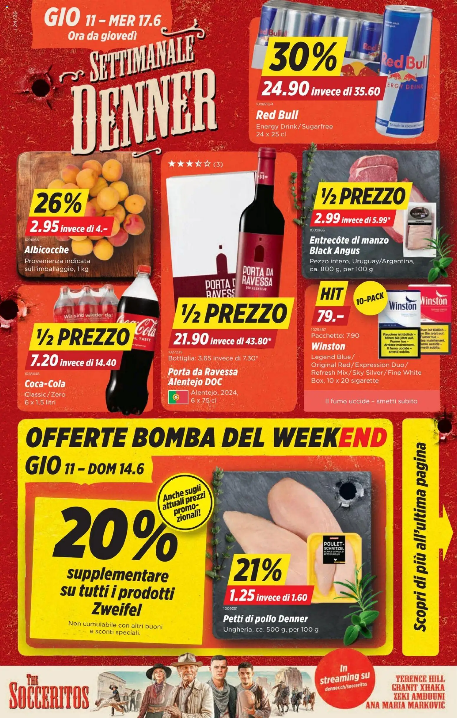 Vorschau des Merkblatts Denner aktionen IT vom Shop Denner gültig von 11.06.2026 bis 17.06.2026