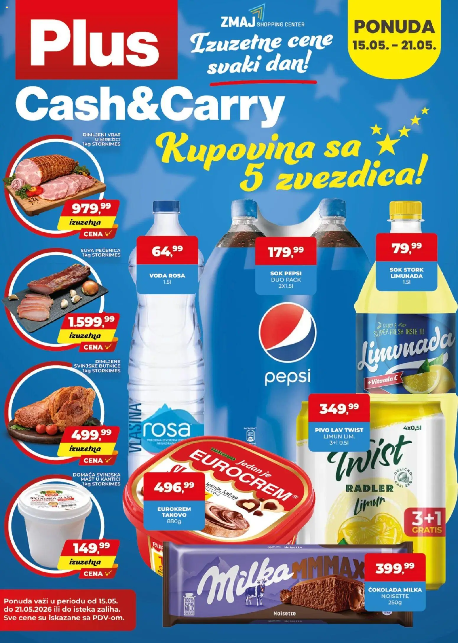 Pregled Plus Cash & Carry kataloga - važi od 15.05.2026