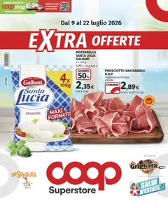 Anteprima dell'opuscolo COOP volantino Superstore Genova dal negozio COOP valido da 09/07/2026