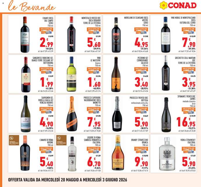 Nuovo volantino Conad dal 20/05
