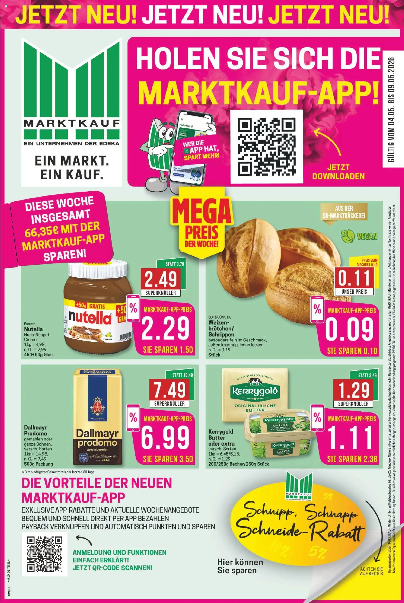 Vorschau von dem Prospekt des Geschäftes Marktkauf, gültig ab dem 04.05.2026