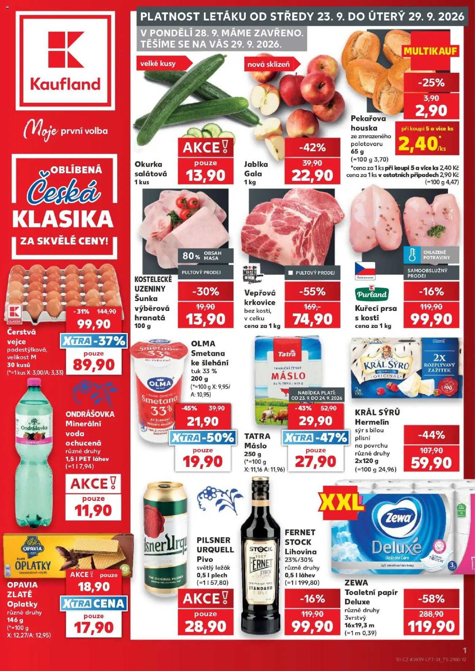 Náhled nabídky: Kaufland Kaufland leták - Chomutov platný od 23.09.2026