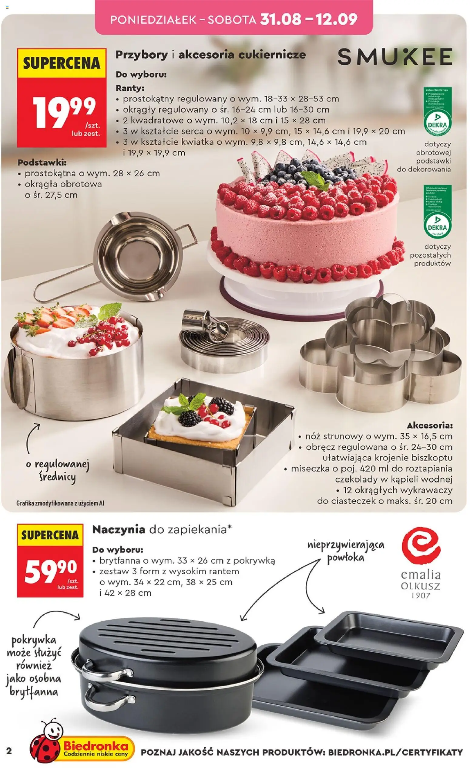 Pogląd gazetki "Biedronka gazetka - Hity i inspiracje" ze sklepu Biedronka ważnej od 31.08.2026