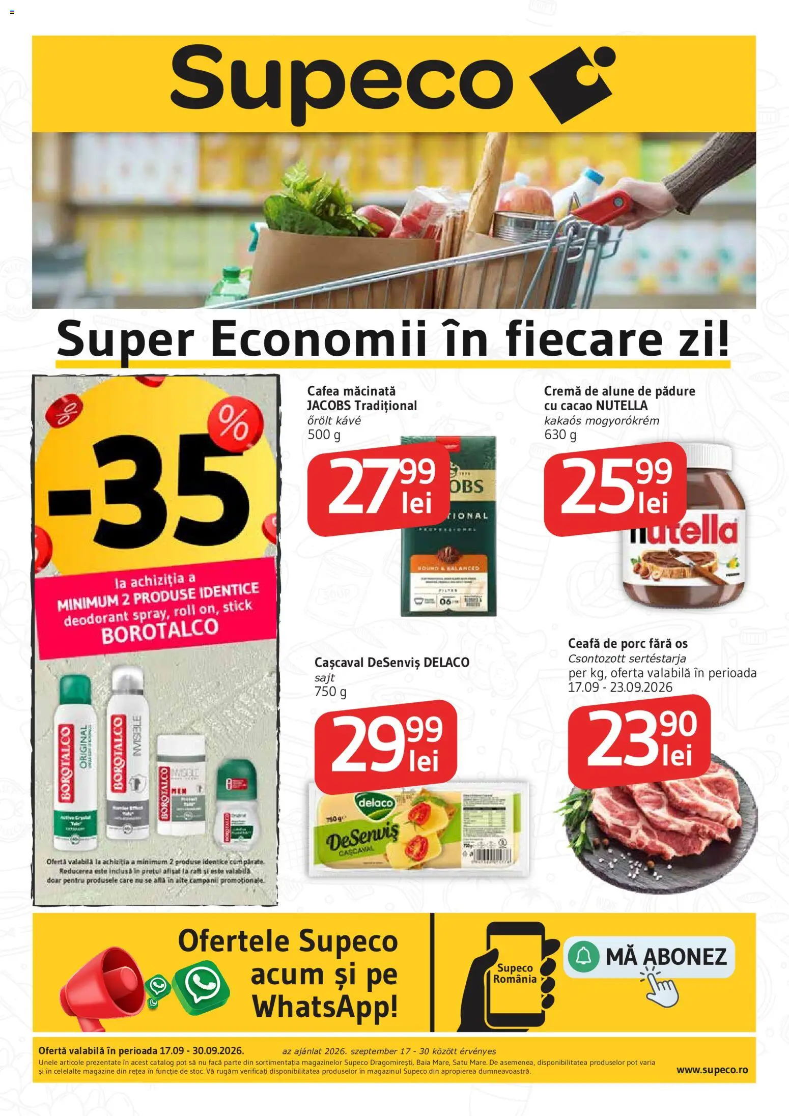 Previzualizarea de cataloage: Supeco Supeco Catalog Bilingv valabil de la 17.09.2026