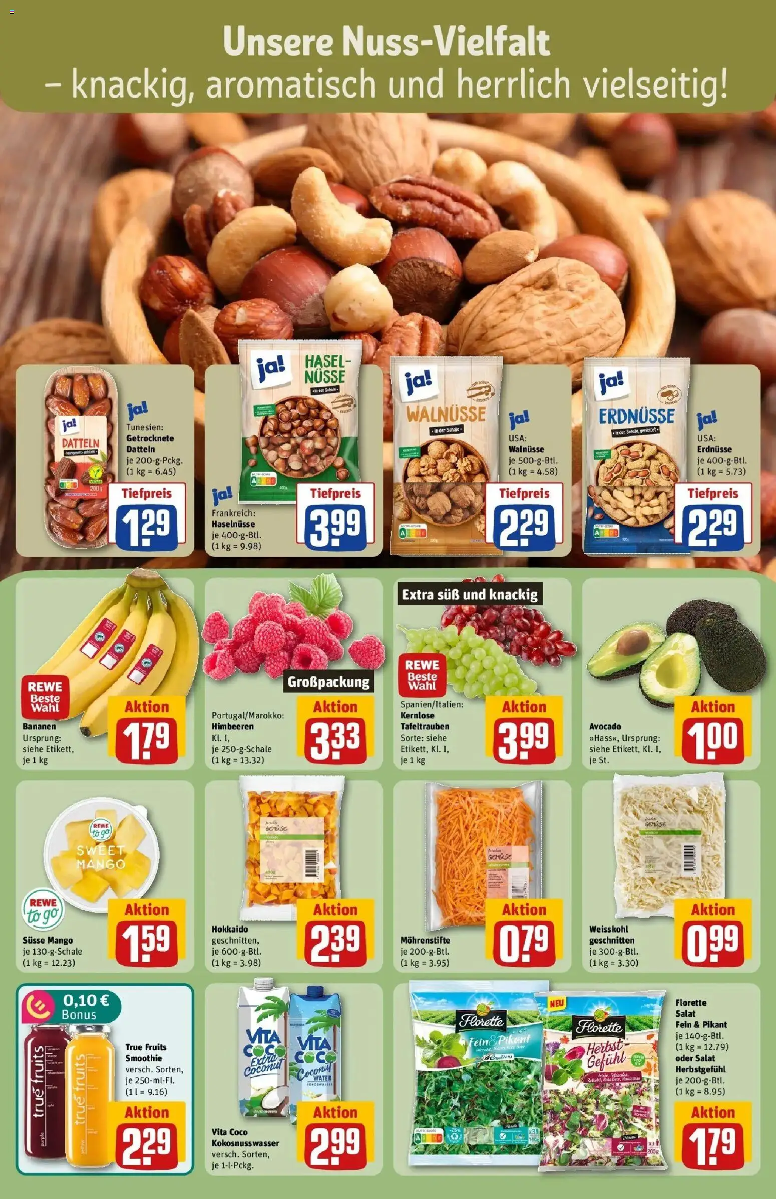 Vorschau von dem Prospekt des Geschäftes Rewe, gültig ab dem 26.10.2026