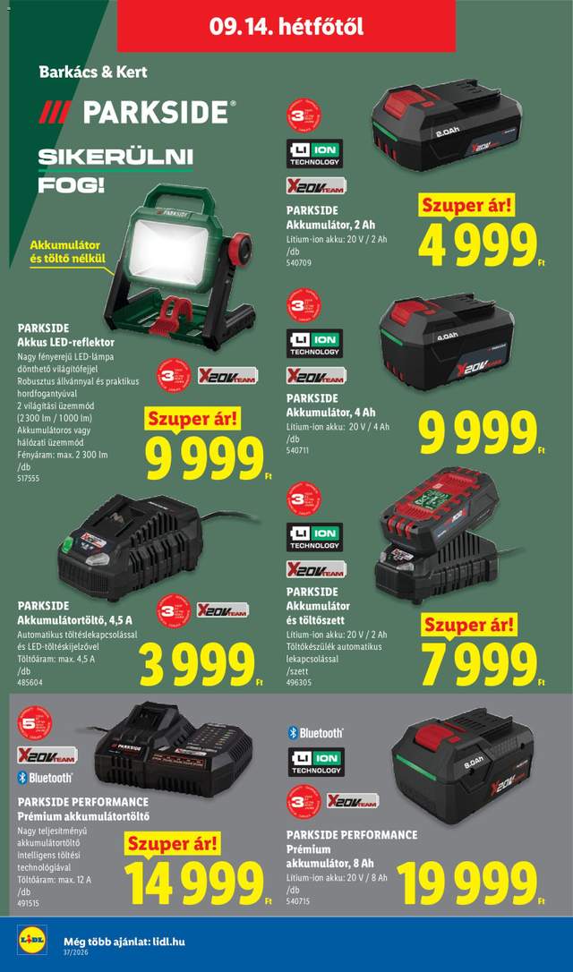 Új Lidl akciós újság 09.10.