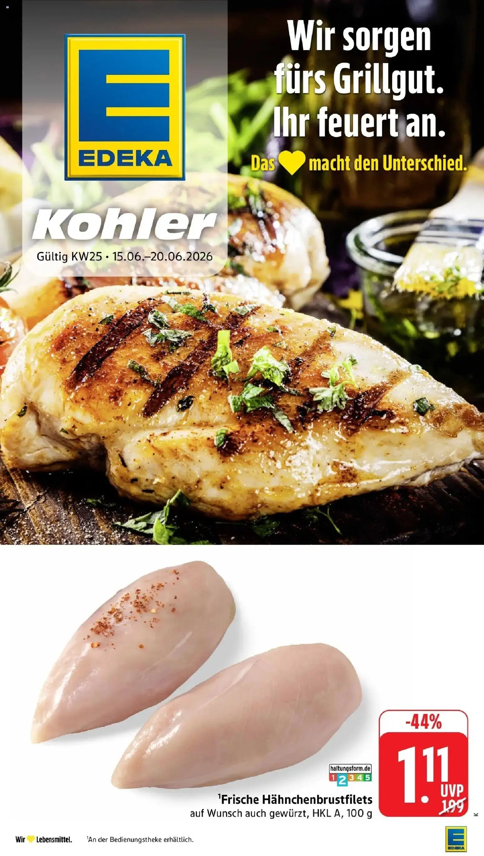 Vorschau von dem Prospekt des Geschäftes Edeka, gültig ab dem 15.06.2026