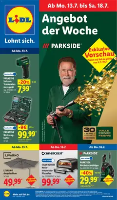 Vorschau von dem Prospekt des Geschäftes Lidl, gültig ab dem 13.07.2026